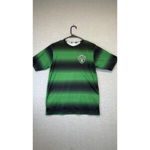 North Texas Celtic Soccer Jersey Youth XL Green Black Number‎ 12 Futbol Club
